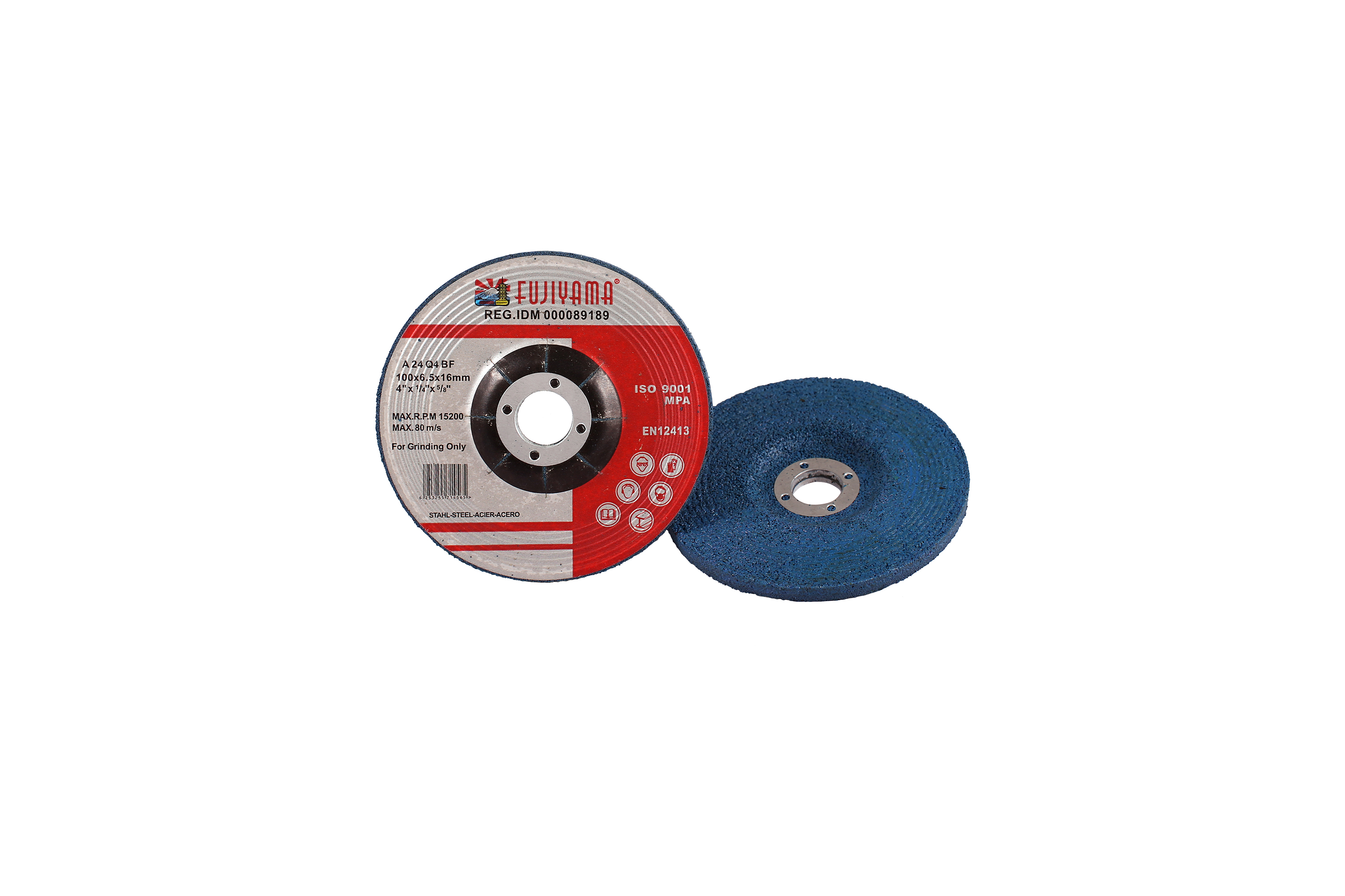 Grinding Wheel 4″ (Blue) Fujiyama Power Tools