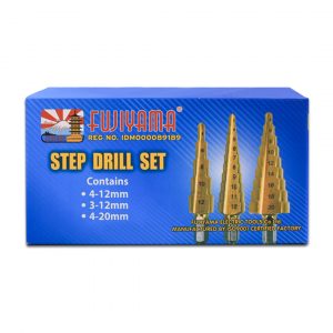 Step Drill Set 4-12mm, 3-12mm, 4-20mm